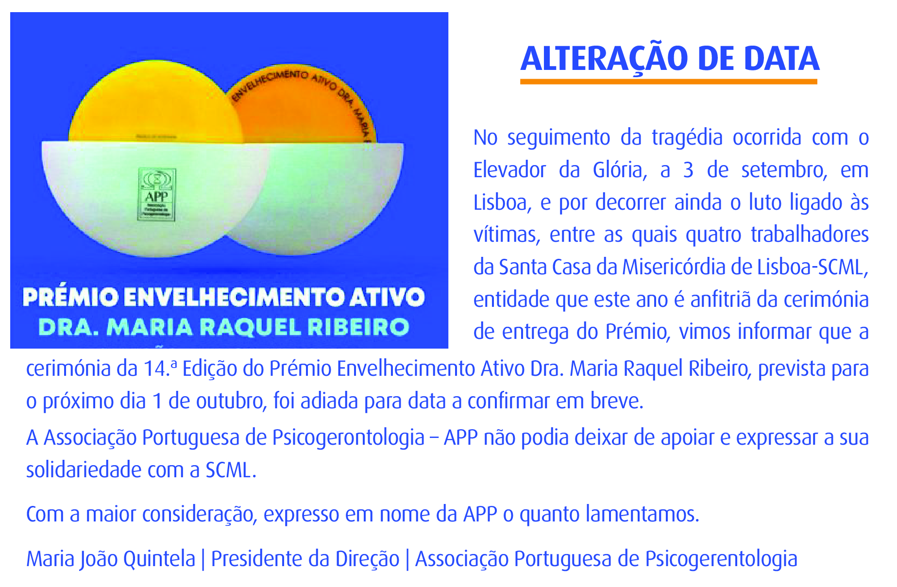 Prémio Envelhecimento Ativo