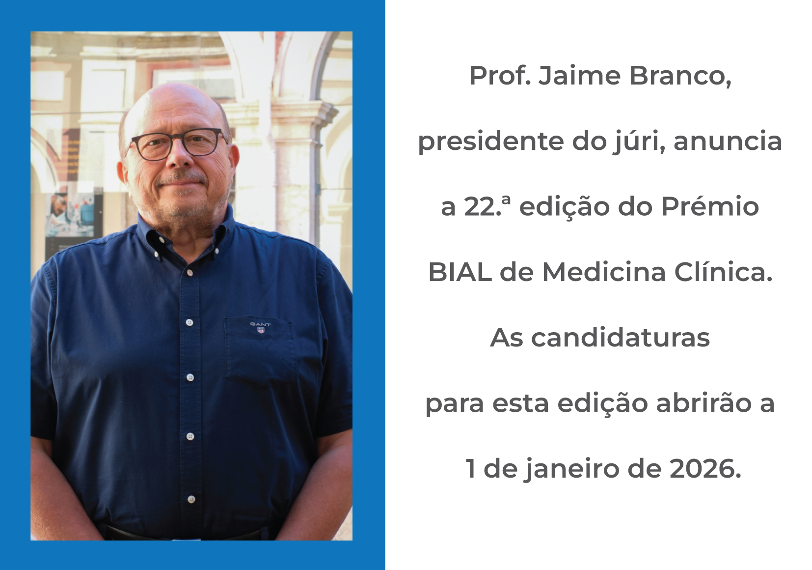Fundação BIAL anuncia 22.ª edição do Prémio de Medicina Clínica