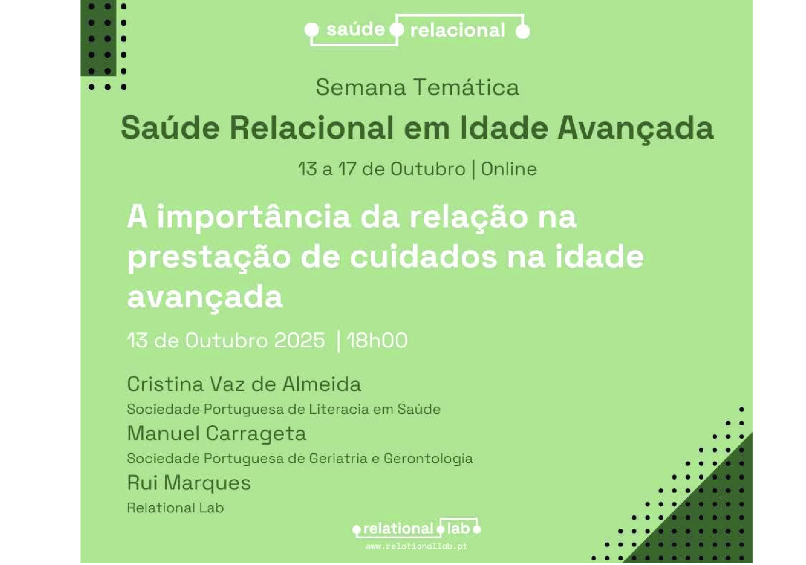 Sessão em formato online | dia 13 de outubro de 2025 | das 18h00 – 19h00 | inscrição gratuita aqui