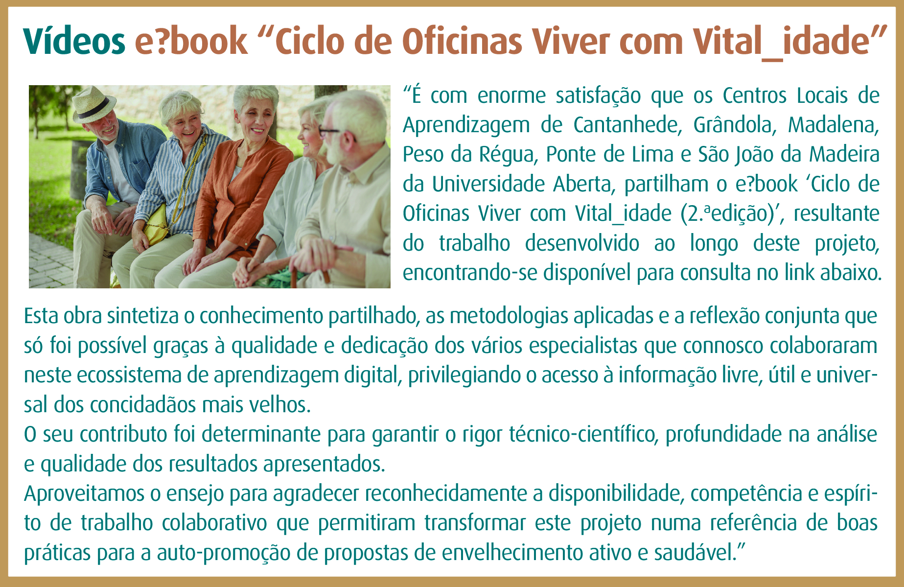 e?book ‘Ciclo de Oficinas Viver com Vital_idade (2.ªedição)’